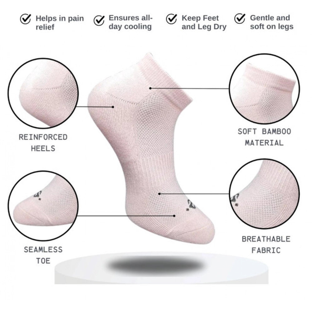 3_Pair Set Unisex Casual Cotton Printed Low Cut Socks · 1285
