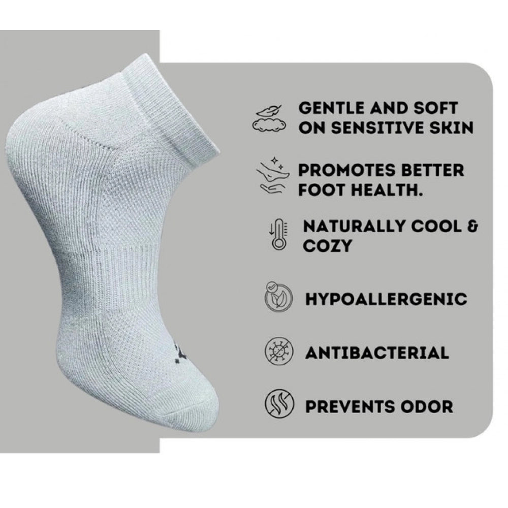 3_Pair Set Unisex Casual Cotton Printed Low Cut Socks · 1286