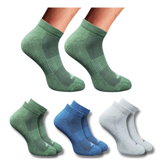 3_Pair Set Unisex Casual Cotton Printed Low Cut Socks · 1287