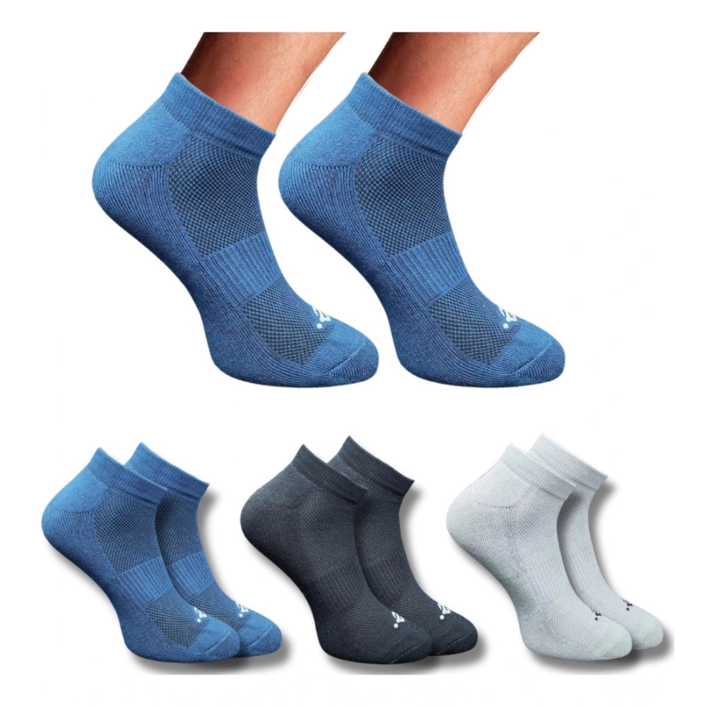 3_Pair Set Unisex Casual Cotton Printed Low Cut Socks · 1290