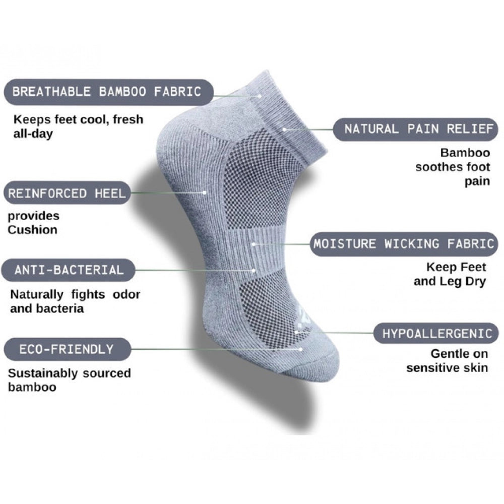 3_Pair Set Unisex Casual Cotton Printed Low Cut Socks · 1294