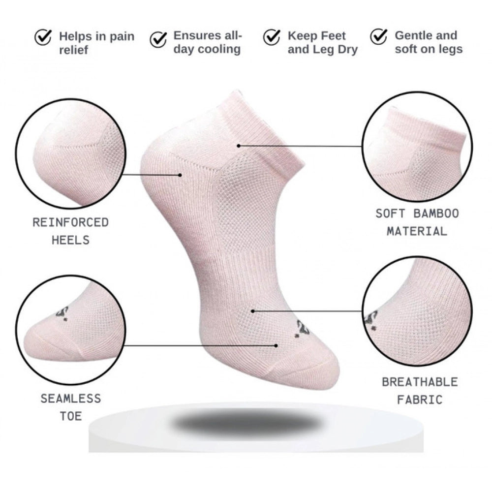 3_Pair Set Unisex Casual Cotton Printed Low Cut Socks · 1294