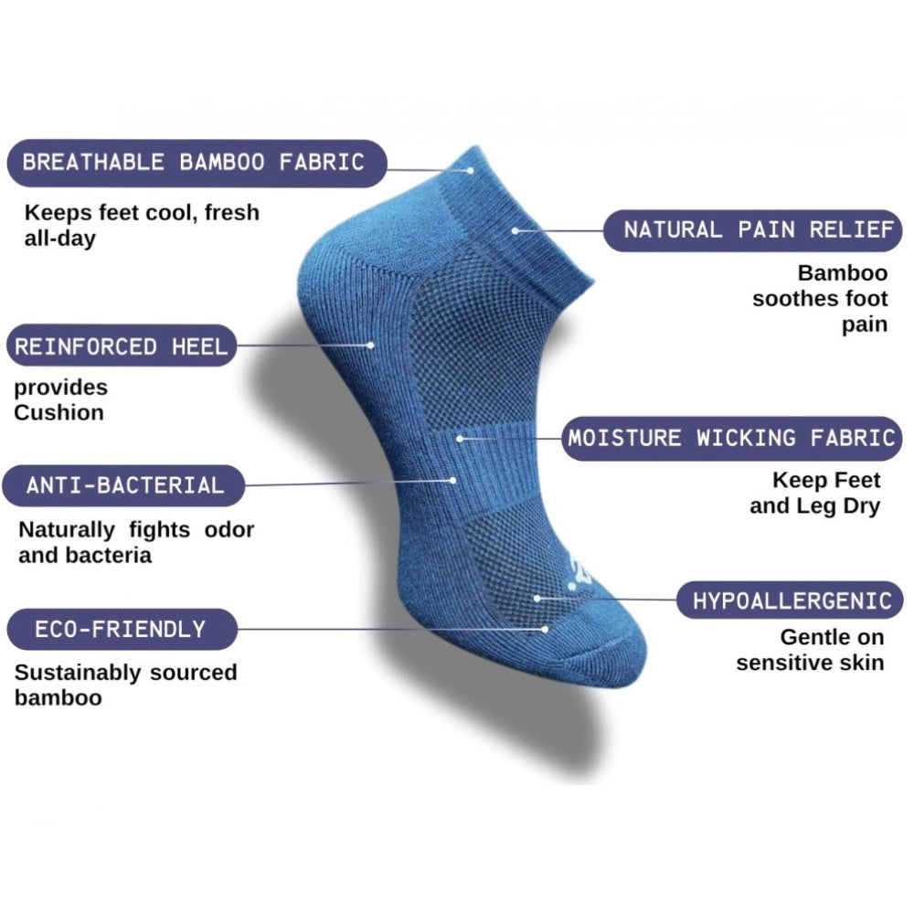 3_Pair Set Unisex Casual Cotton Printed Low Cut Socks · 1296