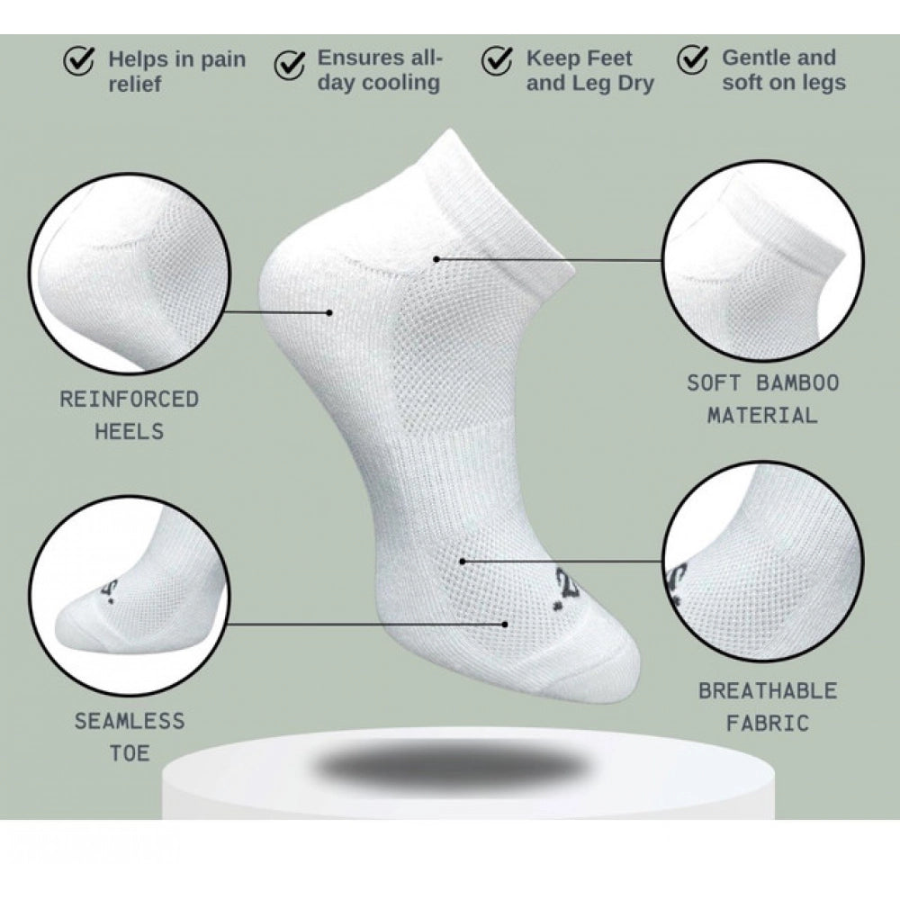 3_Pair Set Unisex Casual Cotton Printed Low Cut Socks · 1296