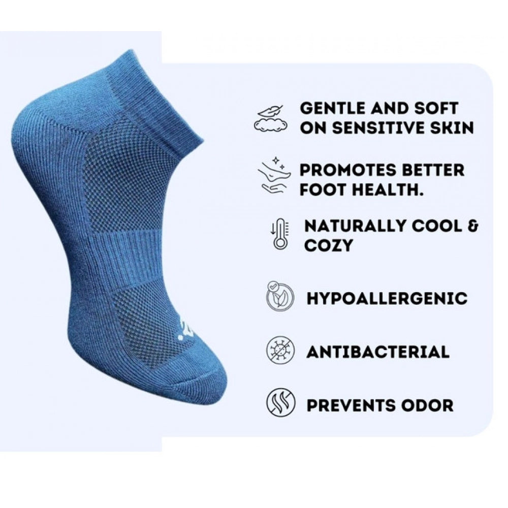 3_Pair Set Unisex Casual Cotton Printed Low Cut Socks · 1302