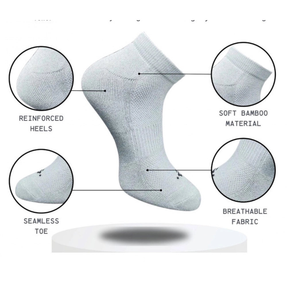 3_Pair Set Unisex Casual Cotton Printed Low Cut Socks · 1302