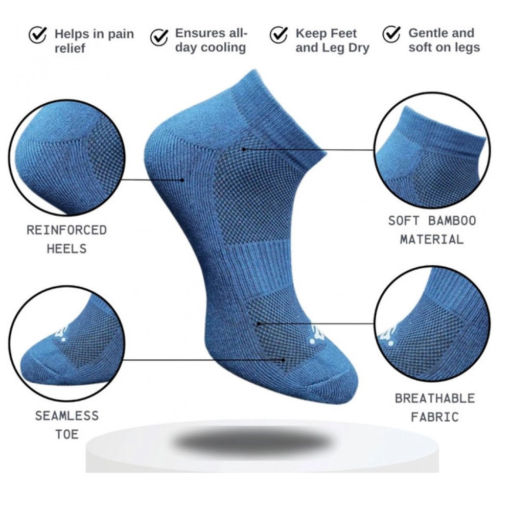 3_Pair Set Unisex Casual Cotton Printed Low Cut Socks · 1306