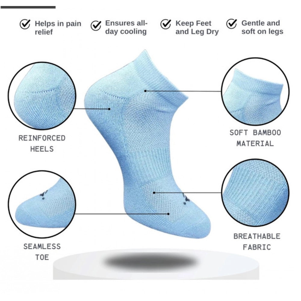 3_Pair Set Unisex Casual Cotton Printed Low Cut Socks · 1309