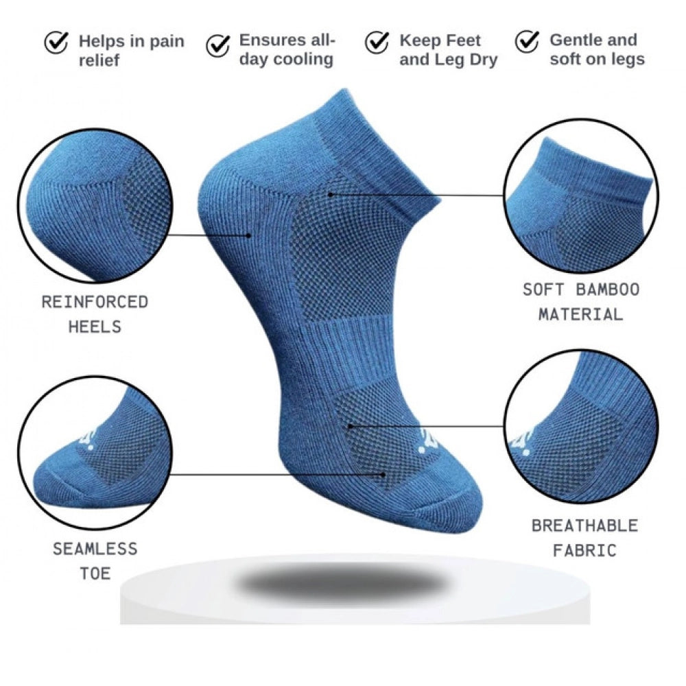 3_Pair Set Unisex Casual Cotton Printed Low Cut Socks · 1311