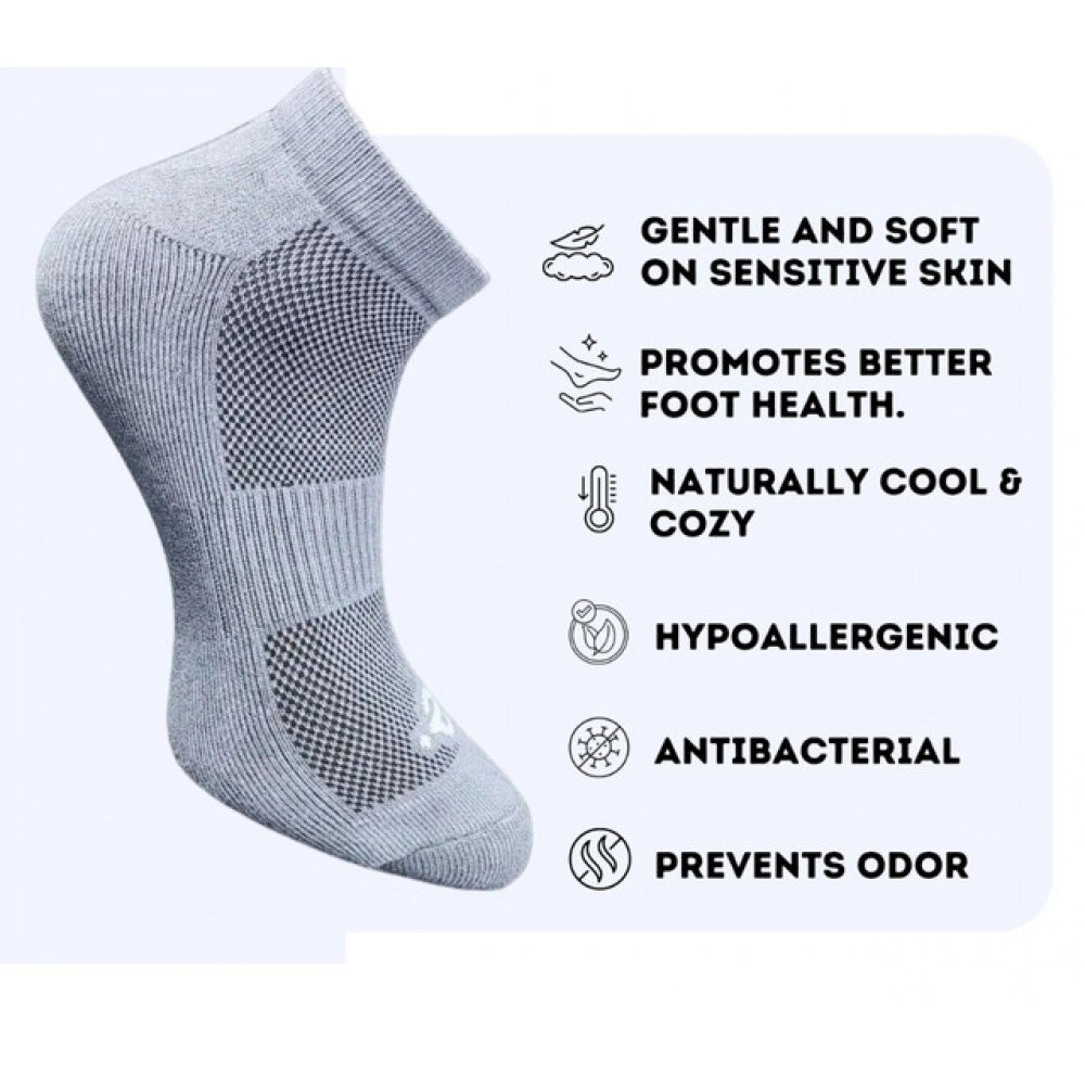 3_Pair Set Unisex Casual Cotton Printed Low Cut Socks · 1312