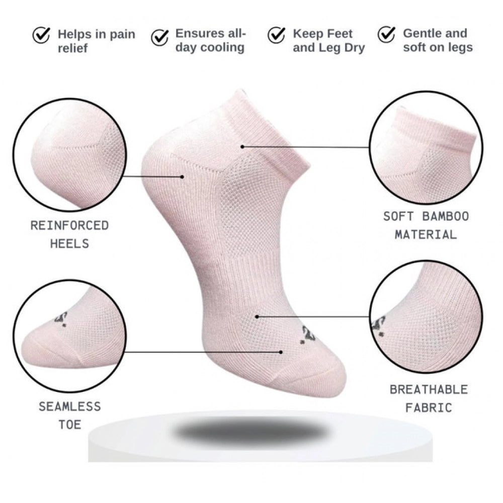 3_Pair Set Unisex Casual Cotton Printed Low Cut Socks · 1312