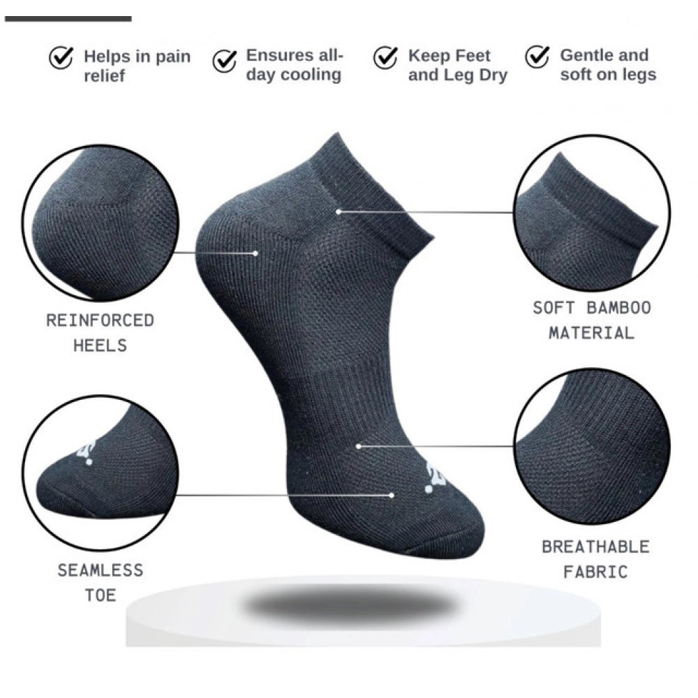 3_Pair Set Unisex Casual Cotton Printed Low Cut Socks · 1317