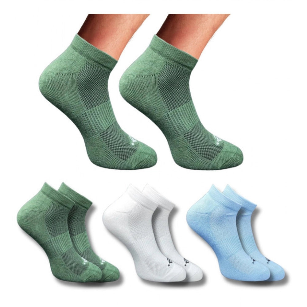 3_Pair Set Unisex Casual Cotton Printed Low Cut Socks · 1318