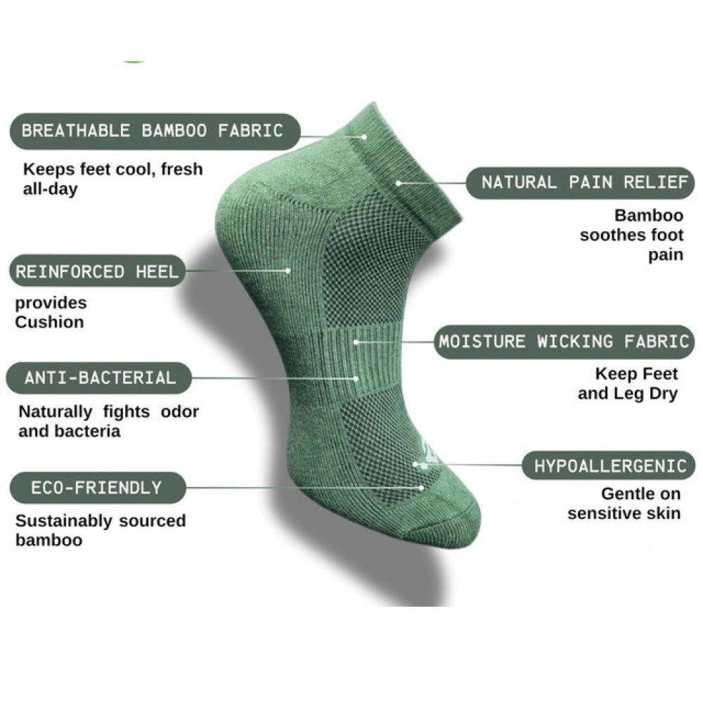 3_Pair Set Unisex Casual Cotton Printed Low Cut Socks · 1318