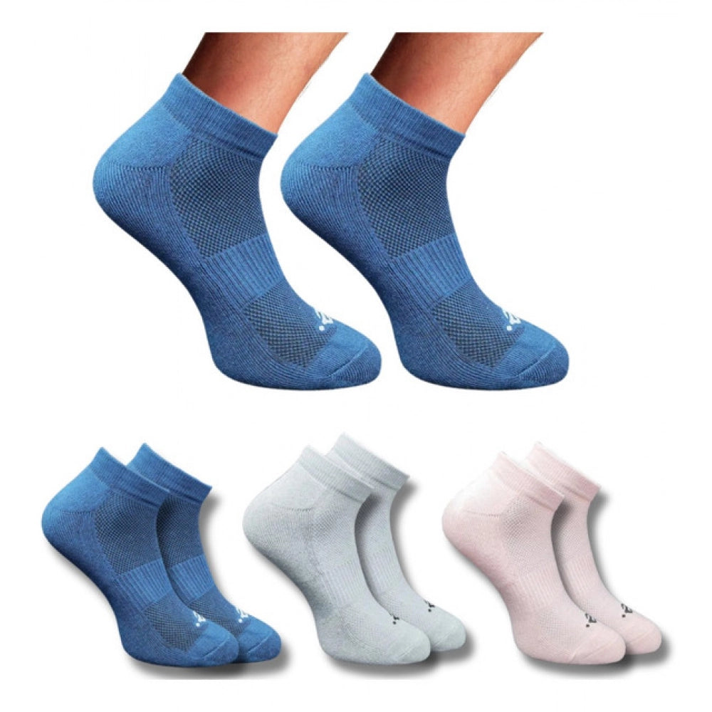 3_Pair Set Unisex Casual Cotton Printed Low Cut Socks · 1319