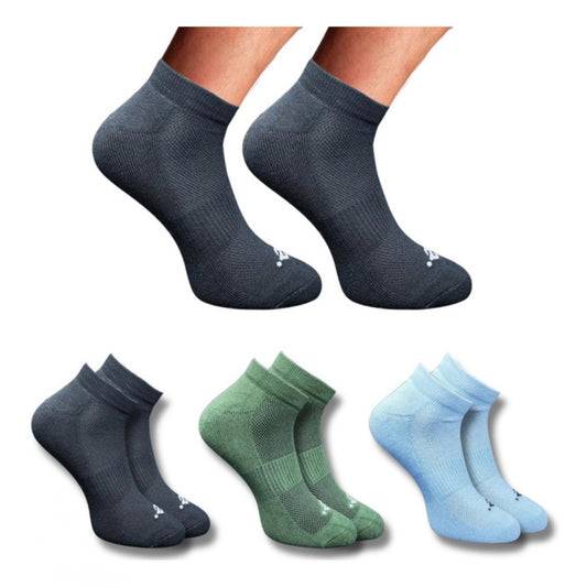 3_Pair Set Unisex Casual Cotton Printed Low Cut Socks · 1320