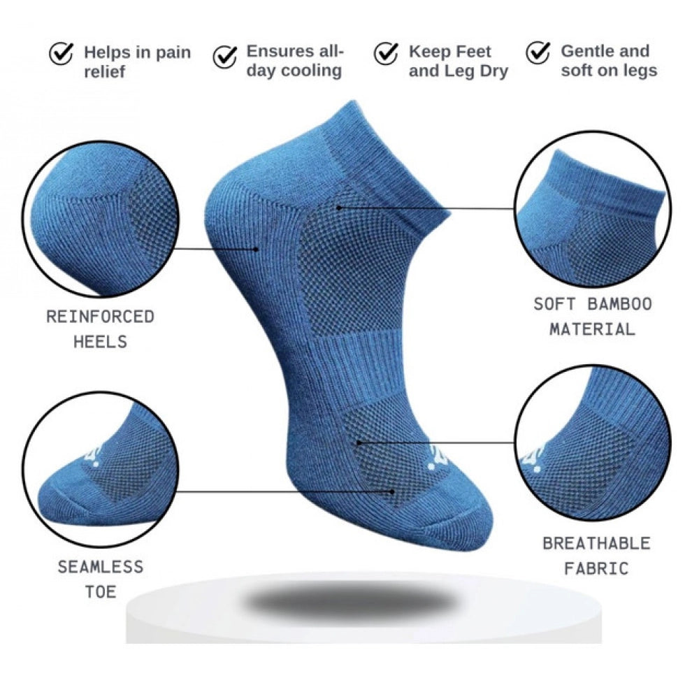 3_Pair Set Unisex Casual Cotton Printed Low Cut Socks · 1321