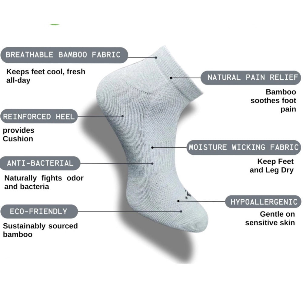 3_Pair Set Unisex Casual Cotton Printed Low Cut Socks · 1324