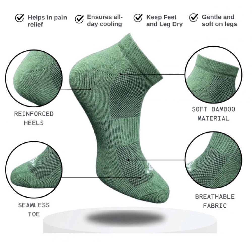 3_Pair Set Unisex Casual Cotton Printed Low Cut Socks · 1329
