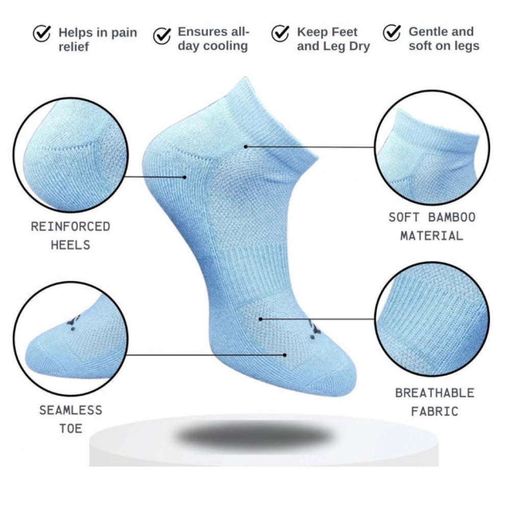 3_Pair Set Unisex Casual Cotton Printed Low Cut Socks · 1332