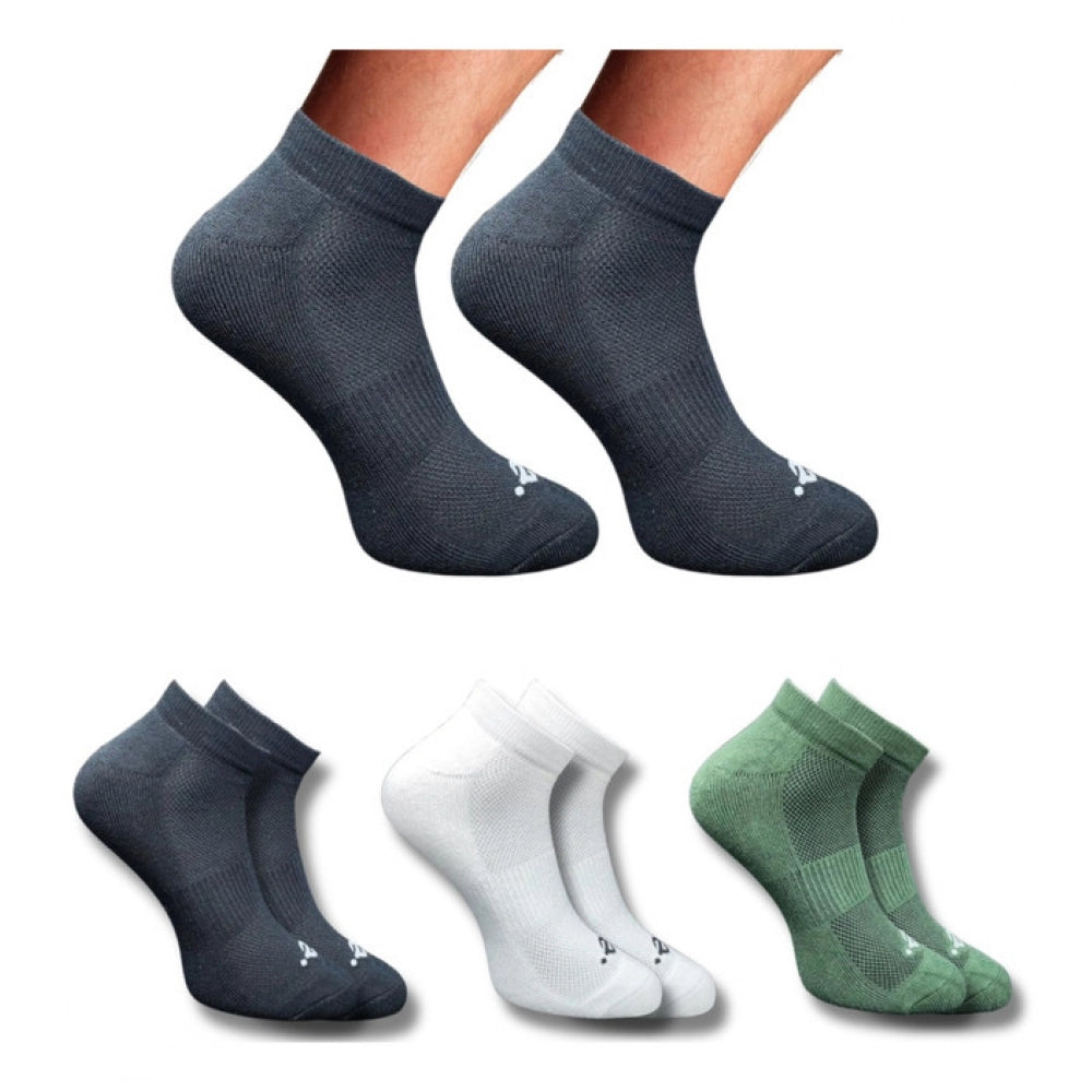 3_Pair Set Unisex Casual Cotton Printed Low Cut Socks · 1334