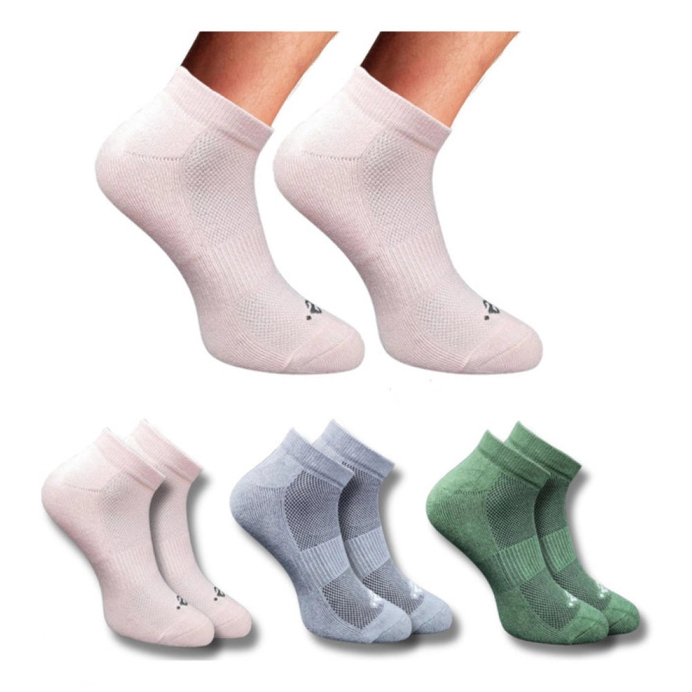 3_Pair Set Unisex Casual Cotton Printed Low Cut Socks · 1336