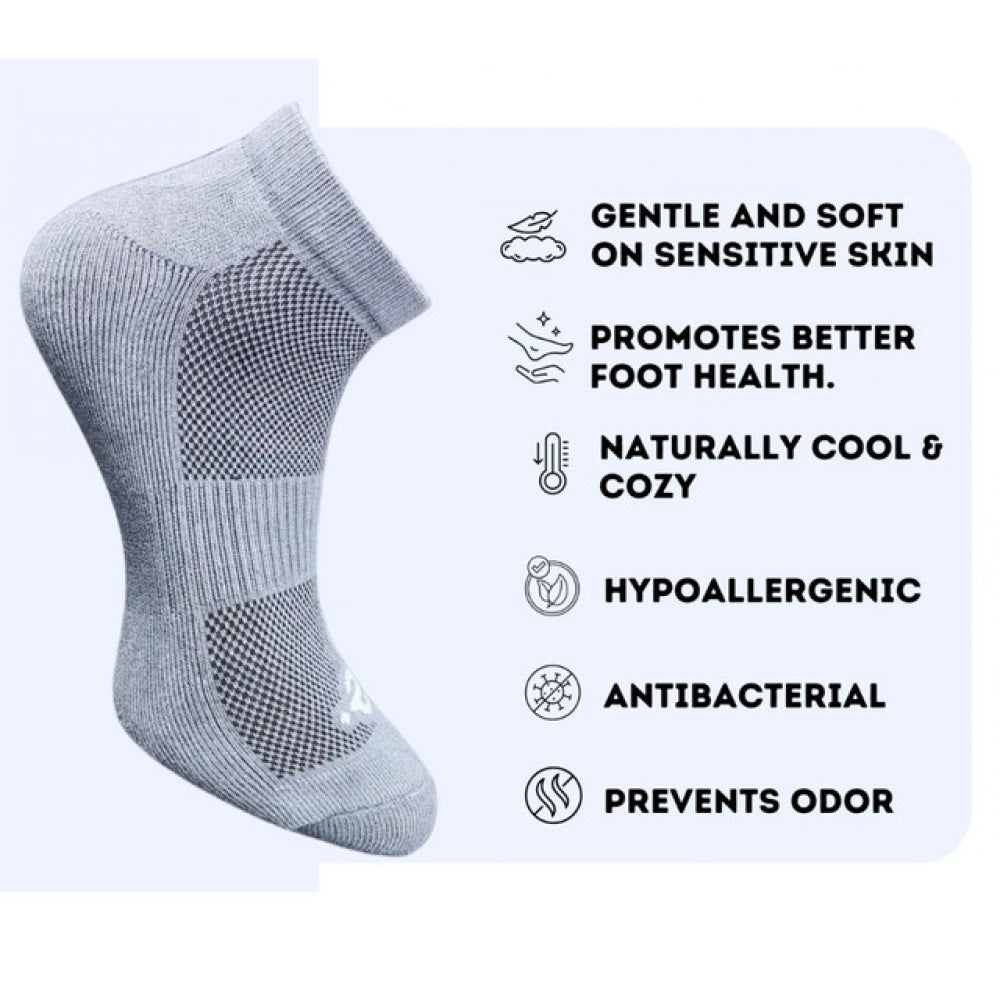 3_Pair Set Unisex Casual Cotton Printed Low Cut Socks · 1336