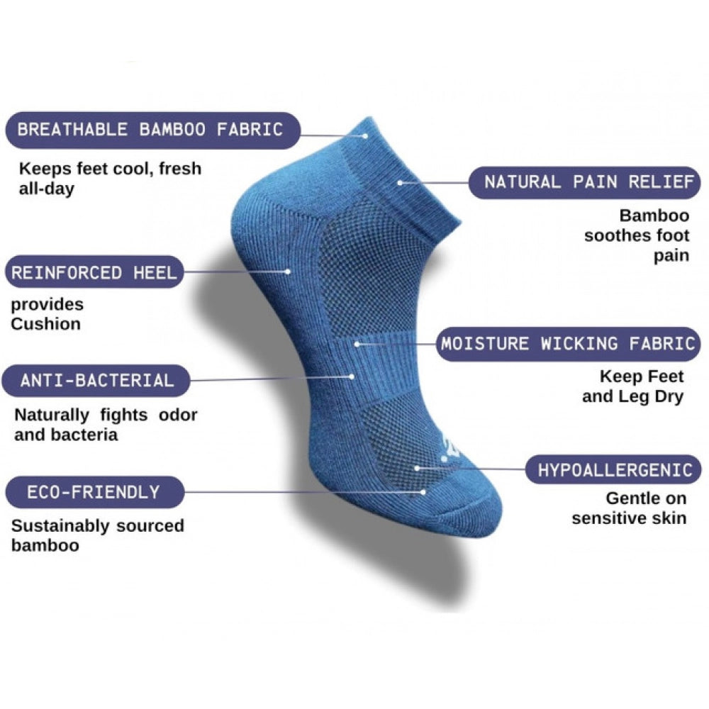 3_Pair Set Unisex Casual Cotton Printed Low Cut Socks · 1337