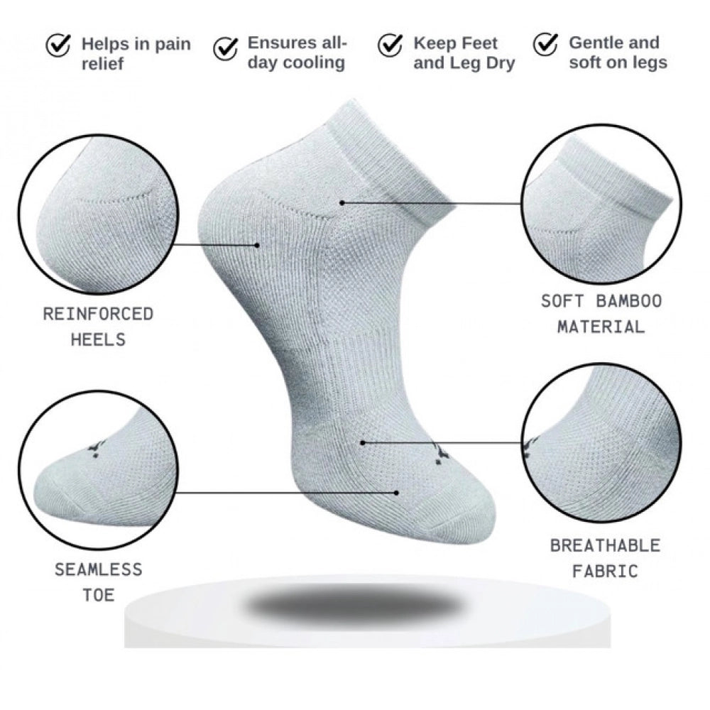 3_Pair Set Unisex Casual Cotton Printed Low Cut Socks · 1337