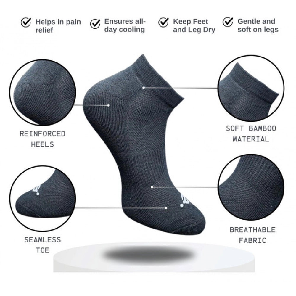 3_Pair Set Unisex Casual Cotton Printed Low Cut Socks · 1338