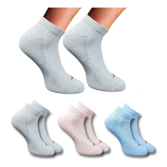 3_Pair Set Unisex Casual Cotton Printed Low Cut Socks · 1339