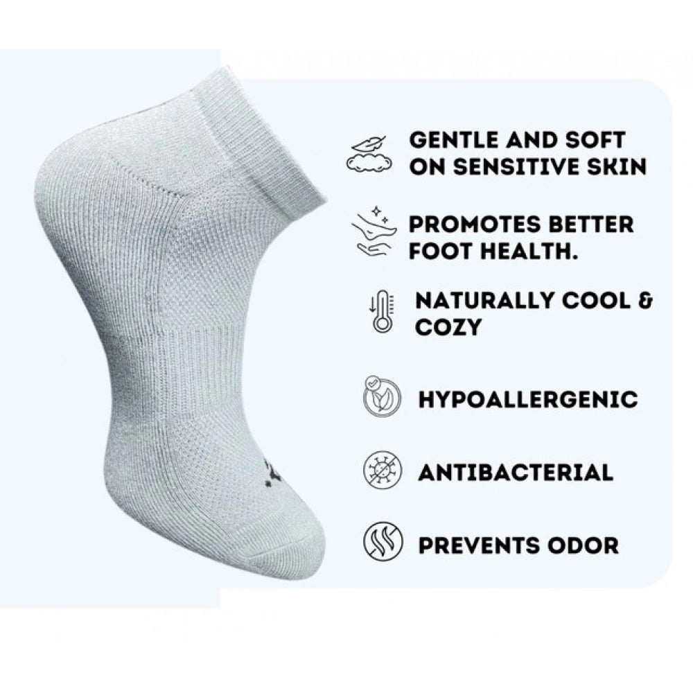 3_Pair Set Unisex Casual Cotton Printed Low Cut Socks · 1341