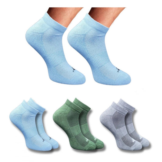 3_Pair Set Unisex Casual Cotton Printed Low Cut Socks · 1342