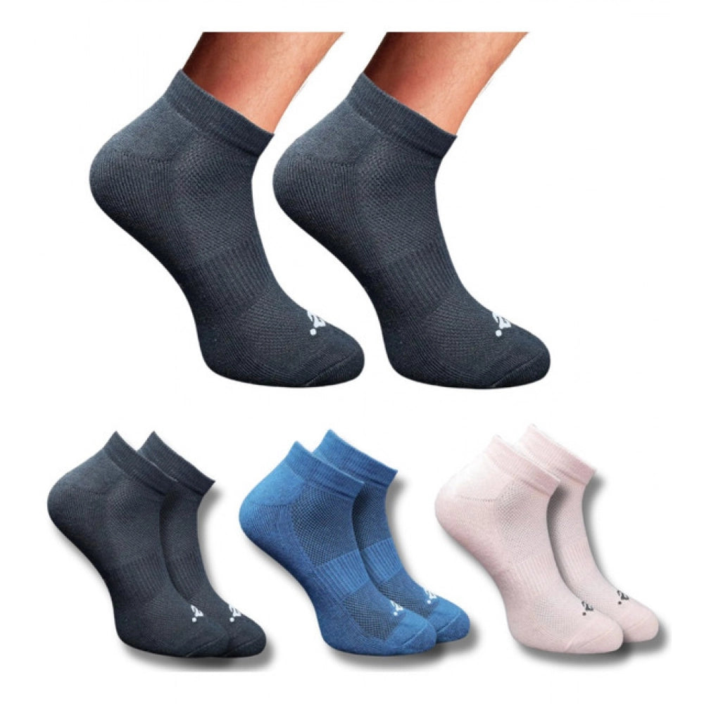 3_Pair Set Unisex Casual Cotton Printed Low Cut Socks · 1343