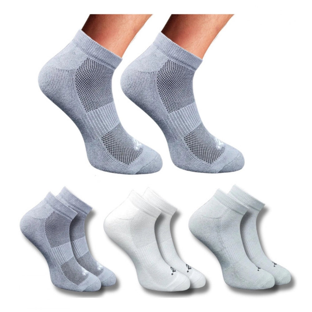 3_Pair Set Unisex Casual Cotton Printed Low Cut Socks · 1344