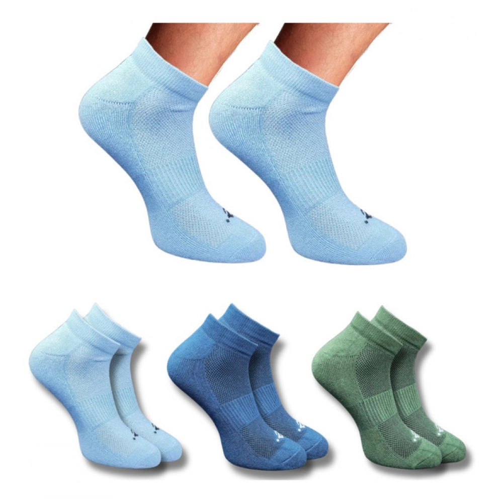 3_Pair Set Unisex Casual Cotton Printed Low Cut Socks · 1345