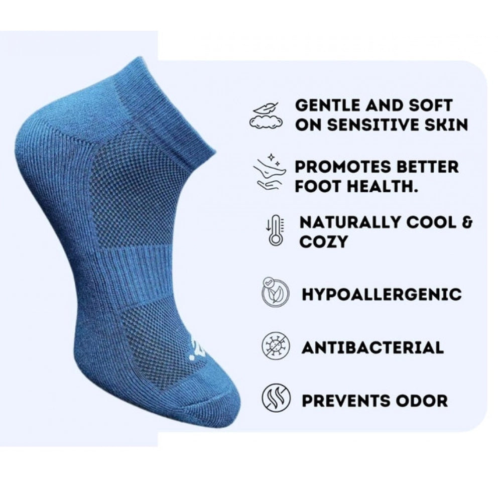 3_Pair Set Unisex Casual Cotton Printed Low Cut Socks · 1345