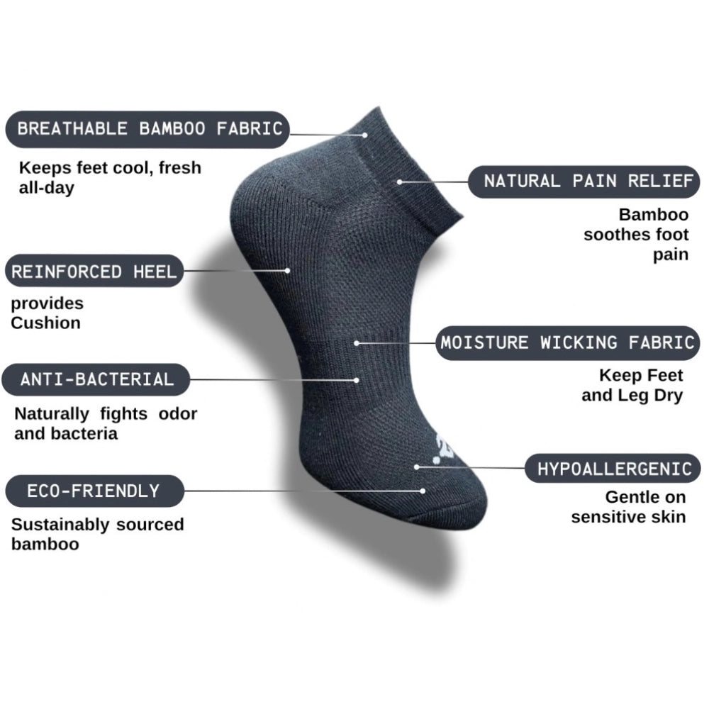 3_Pair Set Unisex Casual Cotton Printed Low Cut Socks · 1346