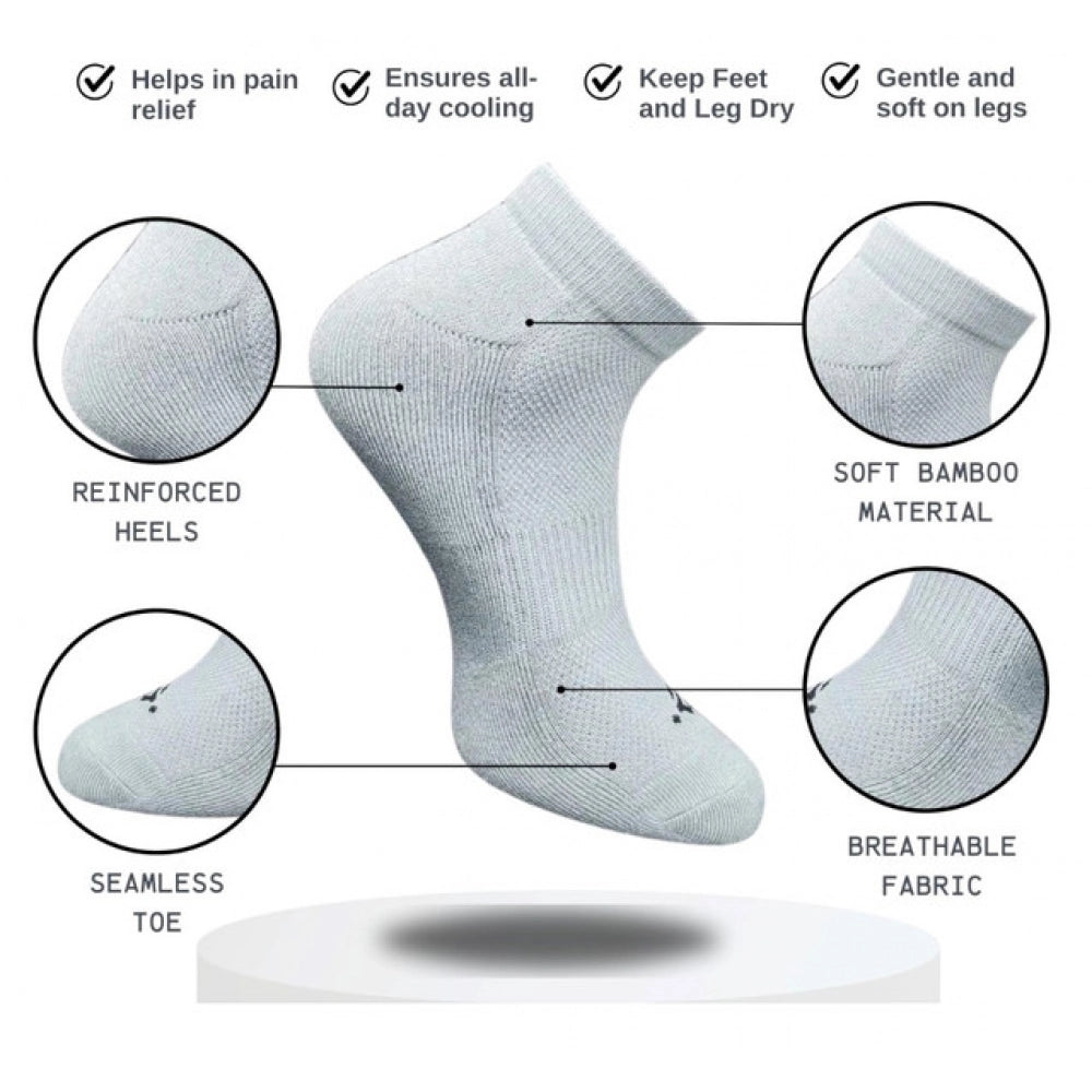 3_Pair Set Unisex Casual Cotton Printed Low Cut Socks · 1349