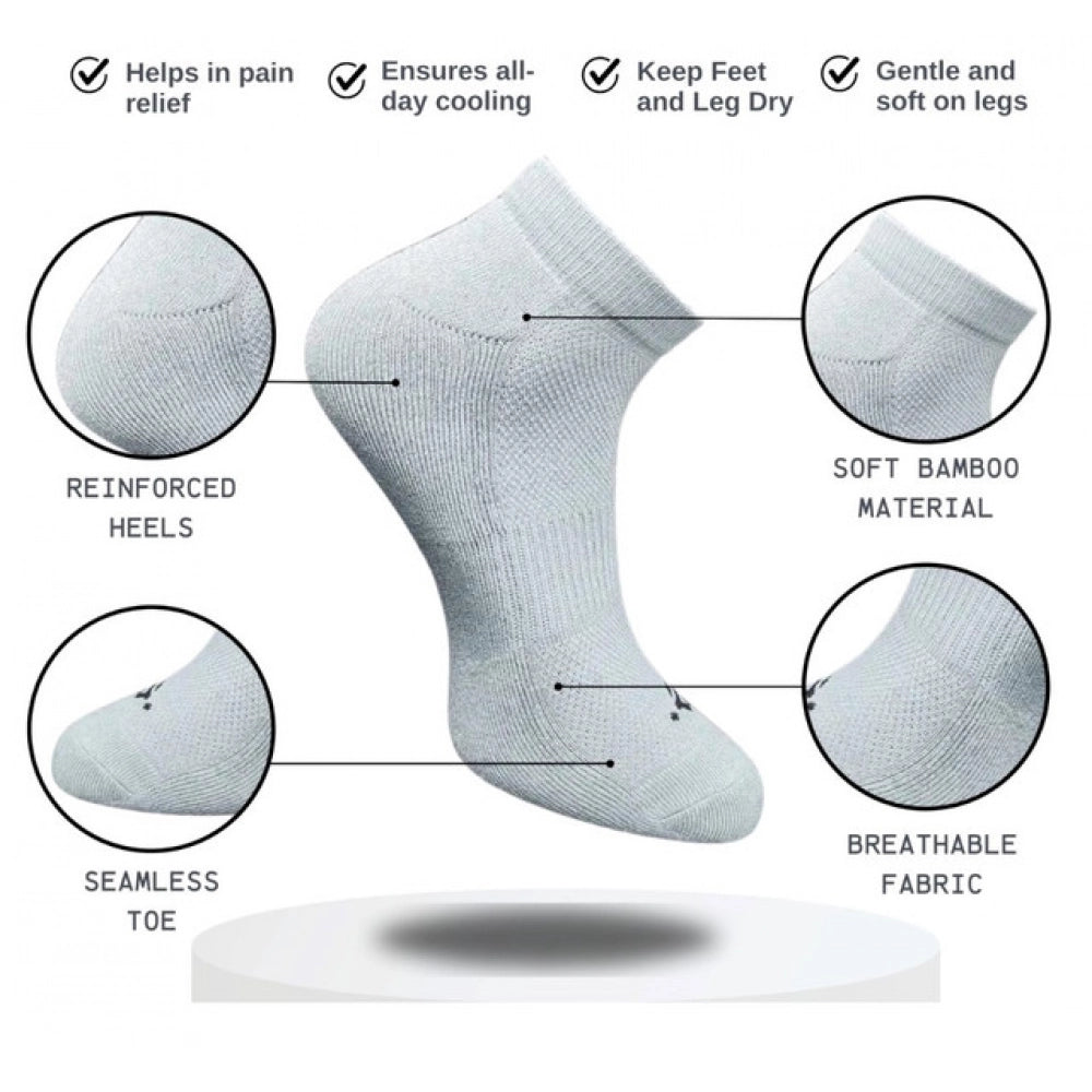 3_Pair Set Unisex Casual Cotton Printed Low Cut Socks · 1354
