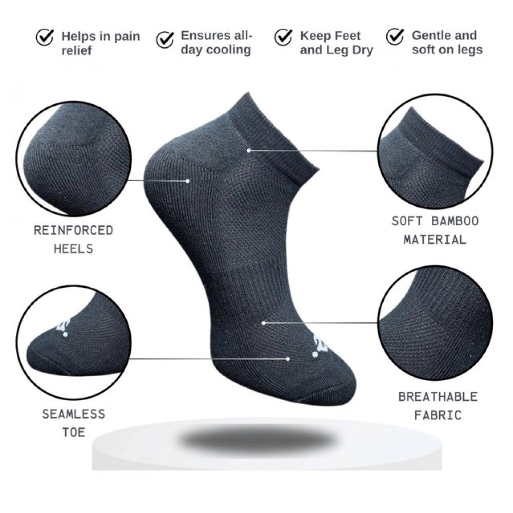 3_Pair Set Unisex Casual Cotton Printed Low Cut Socks · 1357