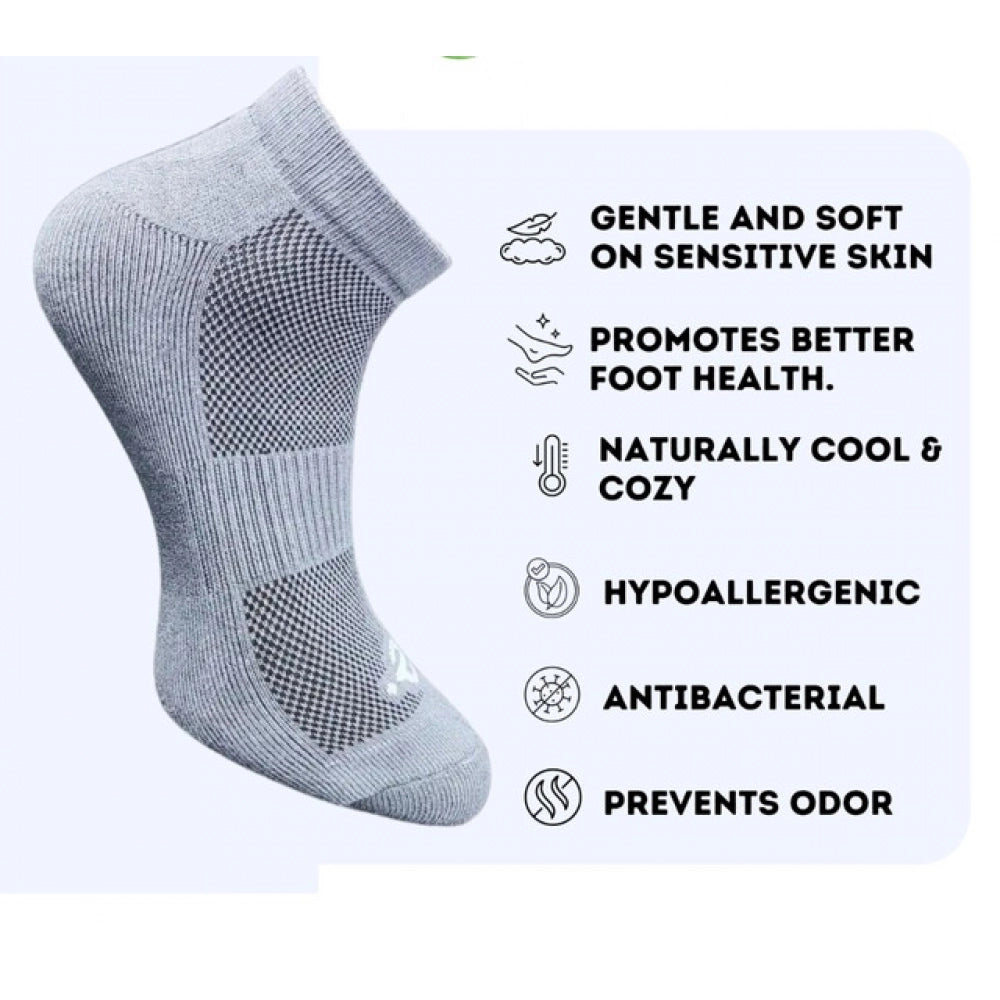3_Pair Set Unisex Casual Cotton Printed Low Cut Socks · 1360