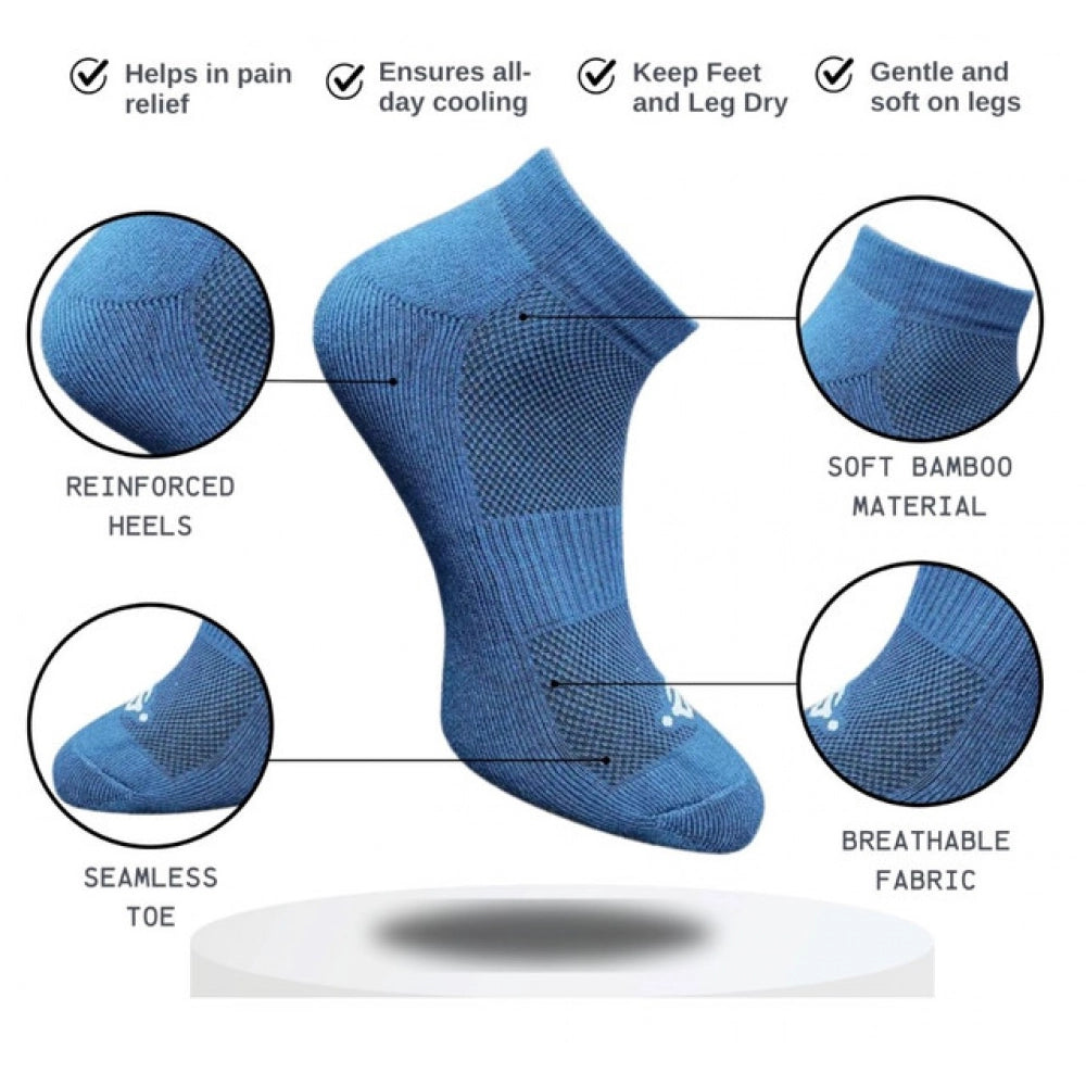 3_Pair Set Unisex Casual Cotton Printed Low Cut Socks · 1361