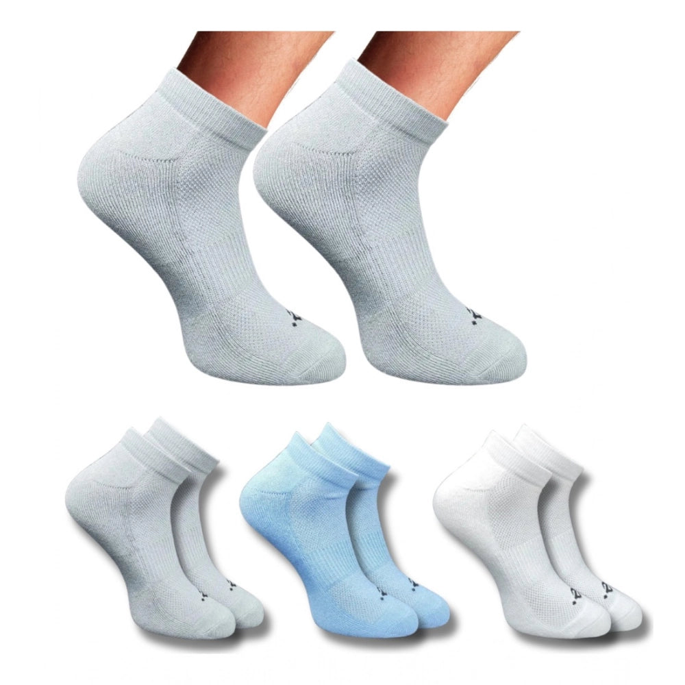3_Pair Set Unisex Casual Cotton Printed Low Cut Socks · 1364