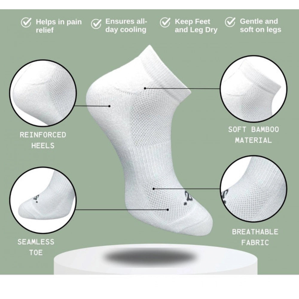 3_Pair Set Unisex Casual Cotton Printed Low Cut Socks · 1364