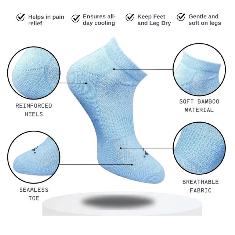 3_Pair Set Unisex Casual Cotton Printed Low Cut Socks · 1367