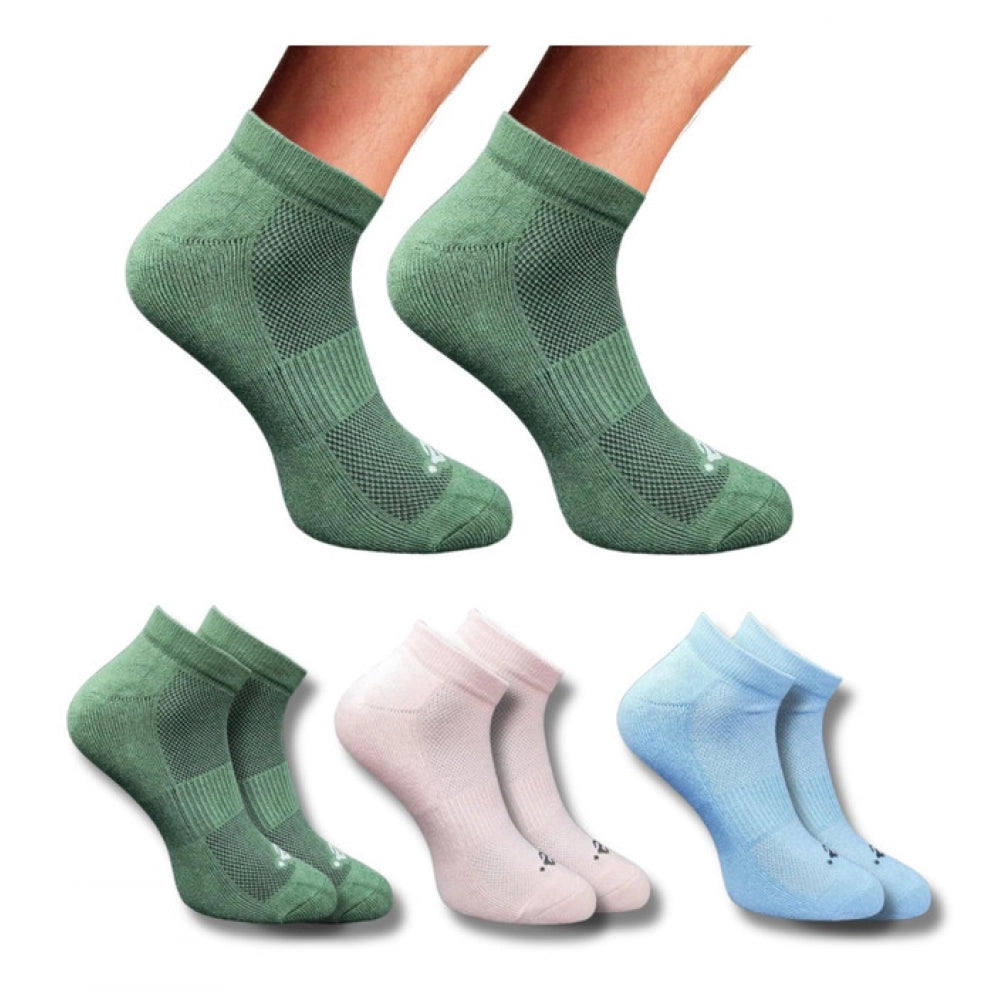 3_Pair Set Unisex Casual Cotton Printed Low Cut Socks · 1371