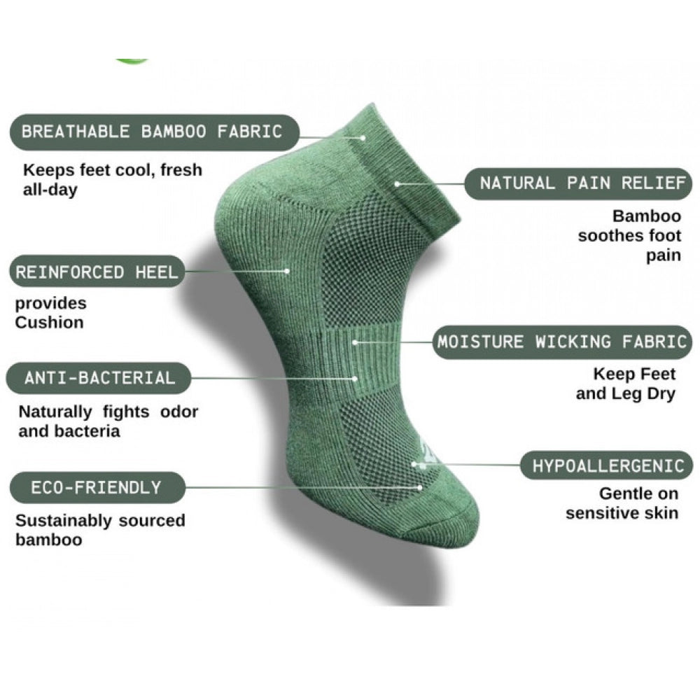 3_Pair Set Unisex Casual Cotton Printed Low Cut Socks · 1371