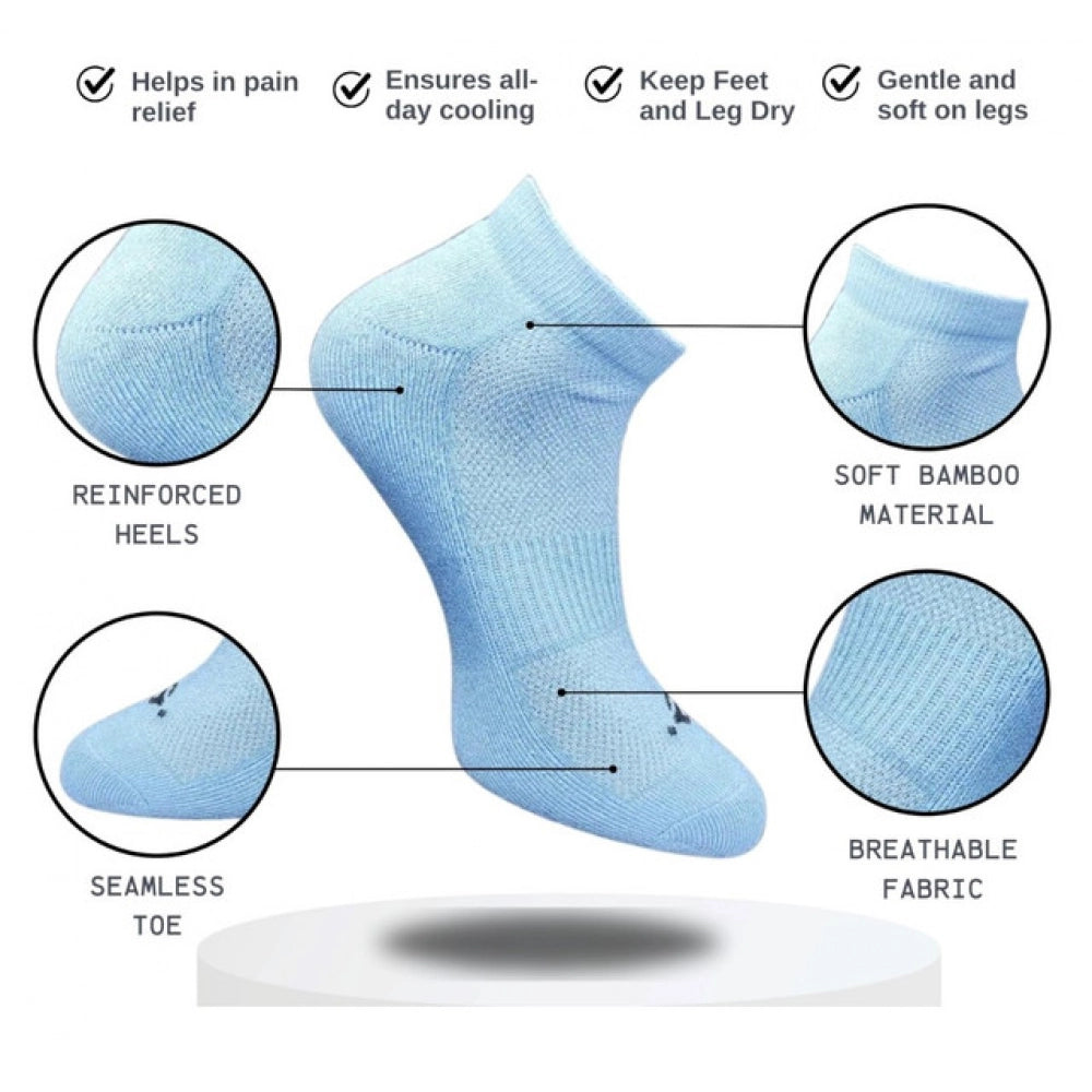 3_Pair Set Unisex Casual Cotton Printed Low Cut Socks · 1371