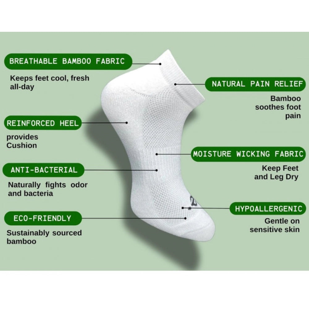 3_Pair Set Unisex Casual Cotton Printed Low Cut Socks · 1372